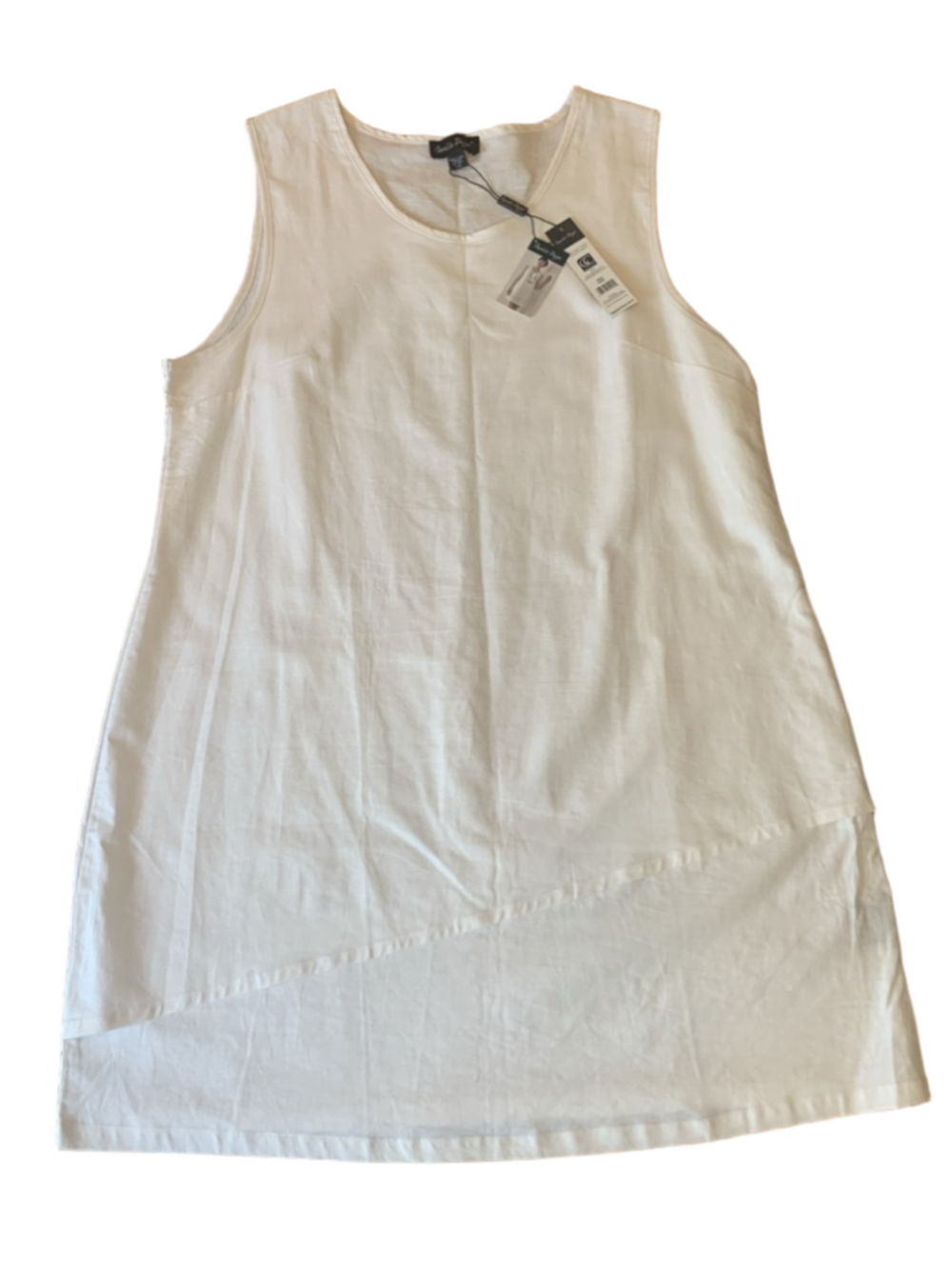 Charlie Paige NWT Dress Large White Sleeveless